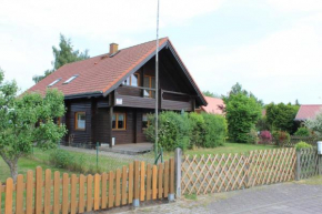 Holzblockhaus mit Kamin am Kite , Surf und Badestrand, Loissin